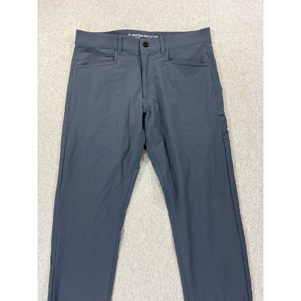 Western Rise Classic Fit  5 Pocket Pants (Men's 31x30) Blue‎ - Picture 2 of 14